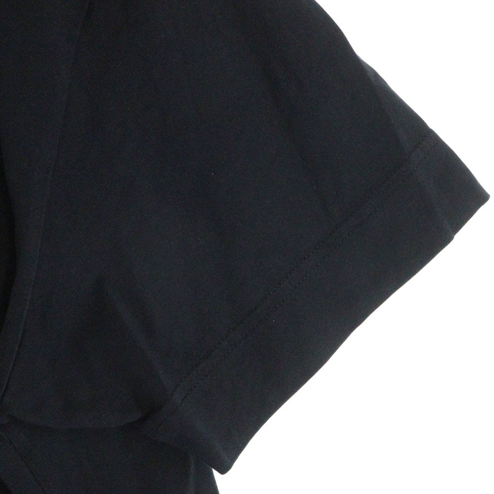 GIVENCHY(ジバンシィ) リバース オーバーサイズ フロント ロゴプリント クルーネック 半袖Tシャツ ブラック BM71533Y6B
