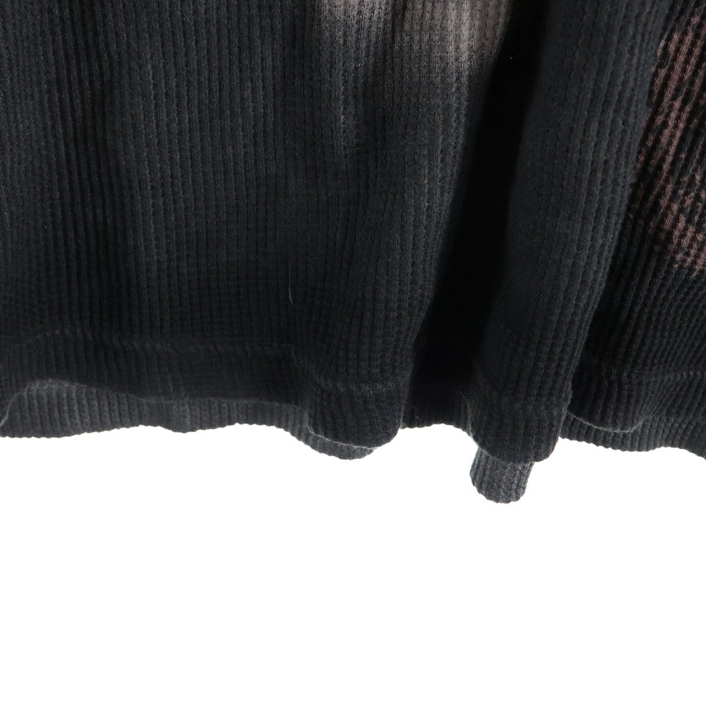 Cactus Jack(カクタスジャック) DELRESTO THERMAL LONGSLEEVE 12 サーマルニット クルーネック 長袖Tシャツ ブラウン