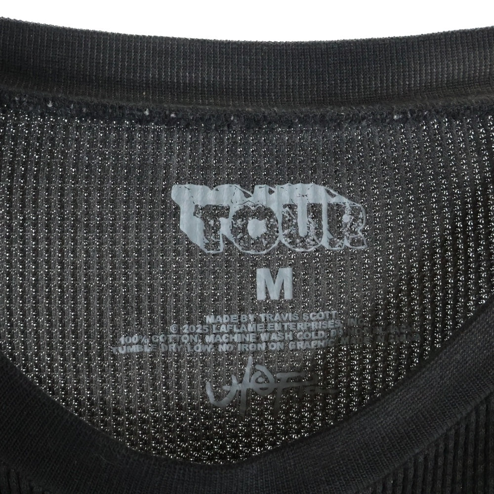 Cactus Jack(カクタスジャック) DELRESTO THERMAL LONGSLEEVE 12 サーマルニット クルーネック 長袖Tシャツ ブラウン