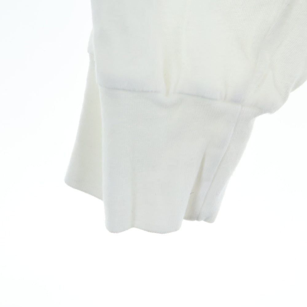 CHROME HEARTS(クロムハーツ) Vertical Logo Tee ヴァーティカルロゴ 長袖Tシャツ 胸ポケットロゴ バックロゴ 長袖カットソー ホワイト