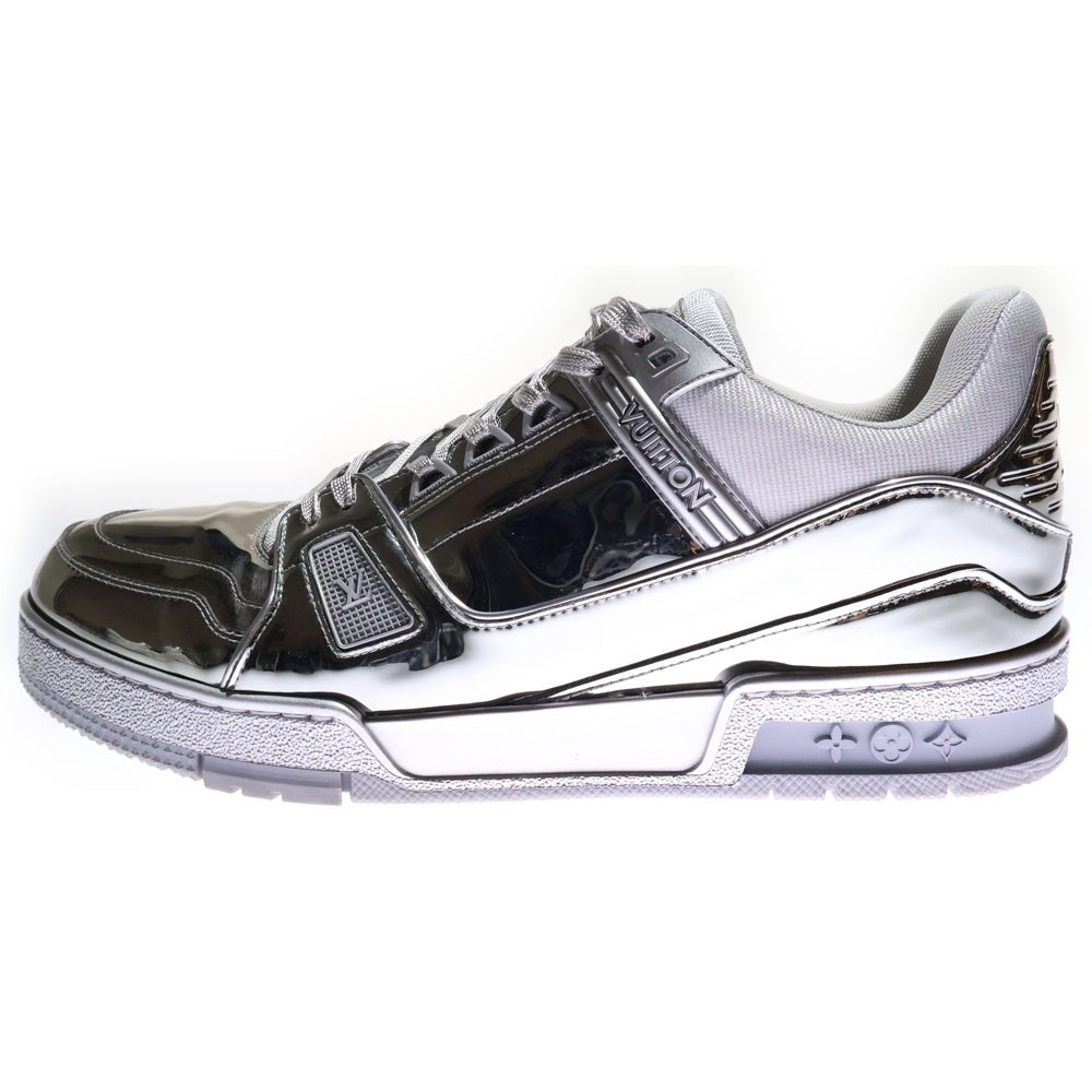 LOUIS VUITTON(ルイヴィトン) 22SS LVトレイナー ローカットスニーカー メタリックシルバー BM1211
