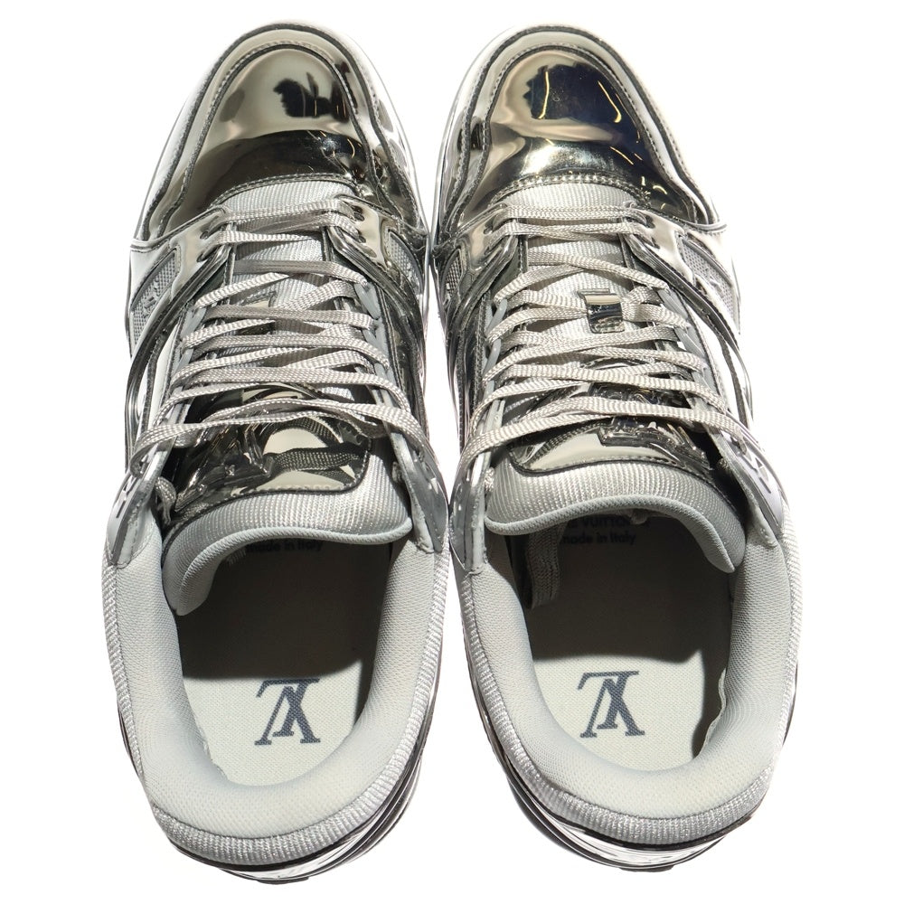LOUIS VUITTON(ルイヴィトン) 22SS LVトレイナー ローカットスニーカー メタリックシルバー BM1211
