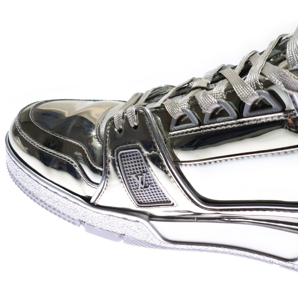 LOUIS VUITTON(ルイヴィトン) 22SS LVトレイナー ローカットスニーカー メタリックシルバー BM1211