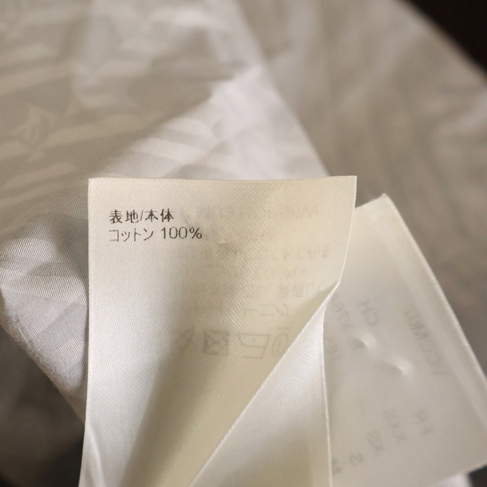LOUIS VUITTON(ルイヴィトン) 総柄 コットン カッターシャツ 長袖シャツ グレー M4231F MU9 HOFS6W