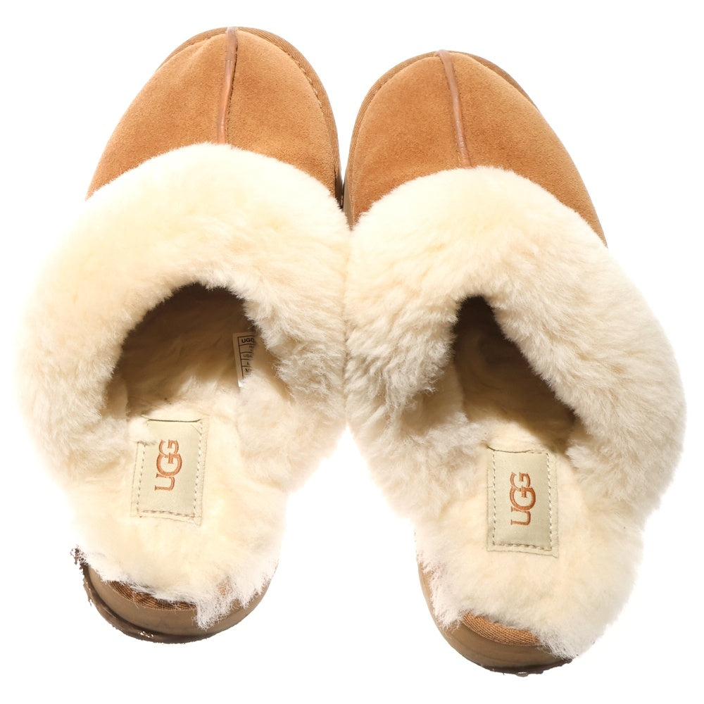 UGG(アグ) WOMENS DISQUETTE 1122550 ディスケット スエード サンダル レディース ブラウン/ホワイト