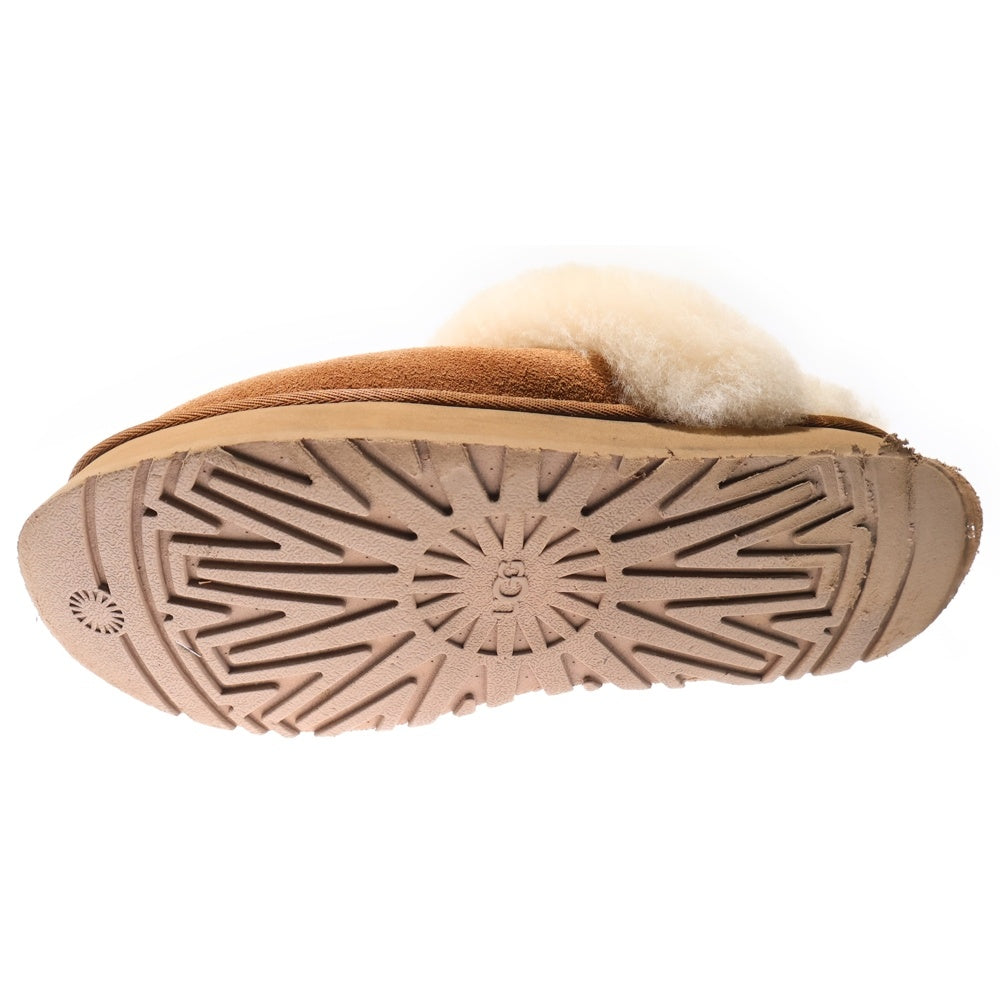 UGG(アグ) WOMENS DISQUETTE 1122550 ディスケット スエード サンダル レディース ブラウン/ホワイト