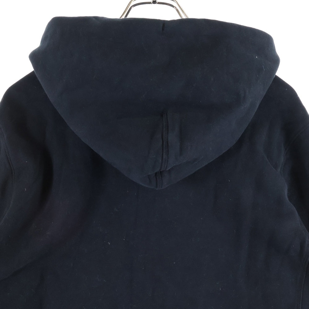 STONE ISLAND(ストーンアイランド) フロントプリント ワッペン付きプルオーバーパーカー ブラック 691566088