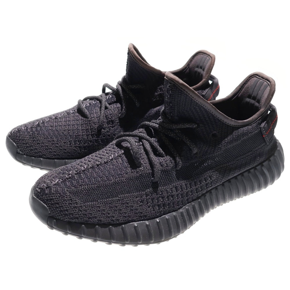 adidas(アディダス) YEEZY BOOST 350 V2 BLACK イージーブースト 350 V2 ローカットスニーカー ブラック US8.5/26.5cm FU9006