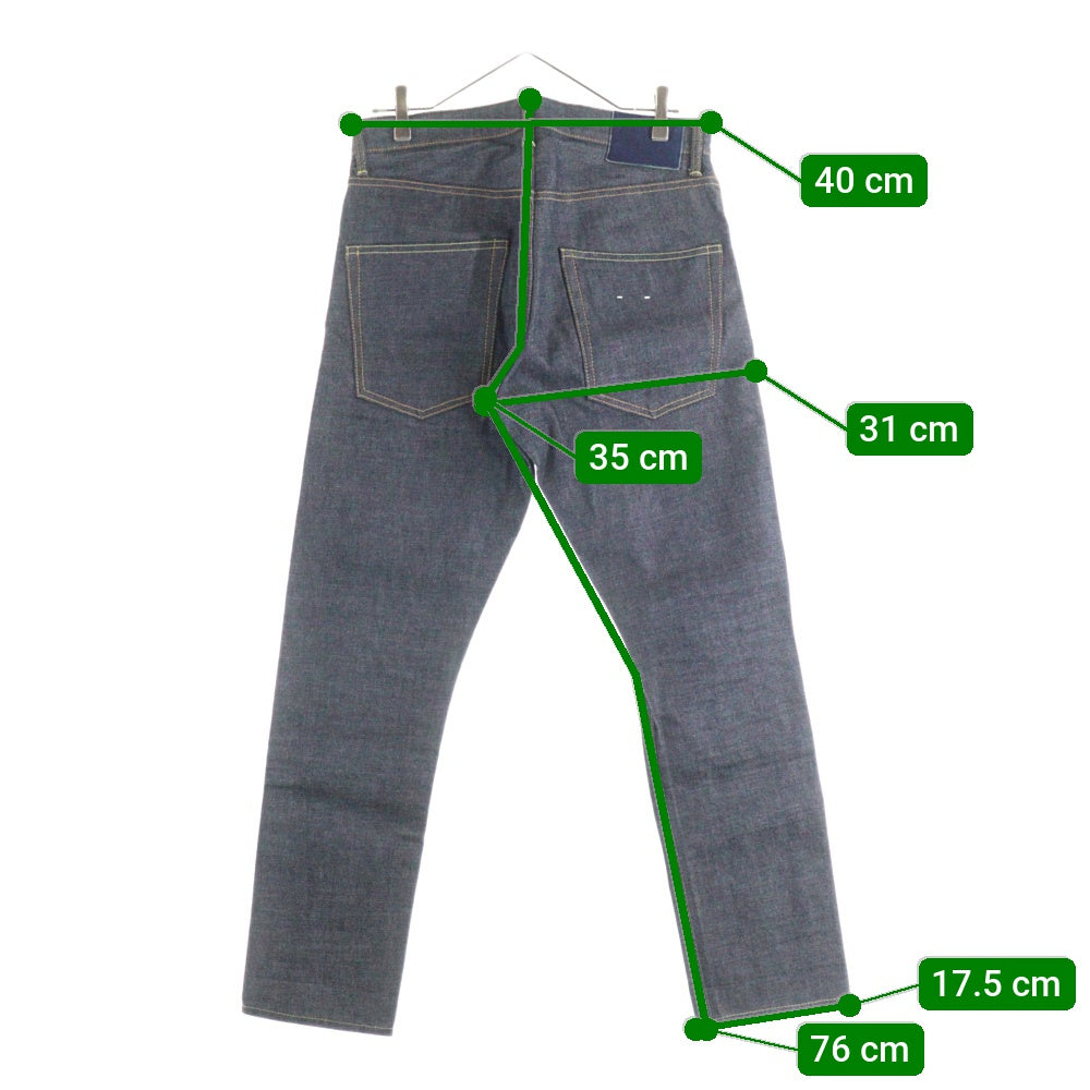 VISVIM(ヴィスヴィム) SOCIAL SCULPTURE DENIM 12R ストレートデニムパンツ ジーンズ インディゴ0118205005014