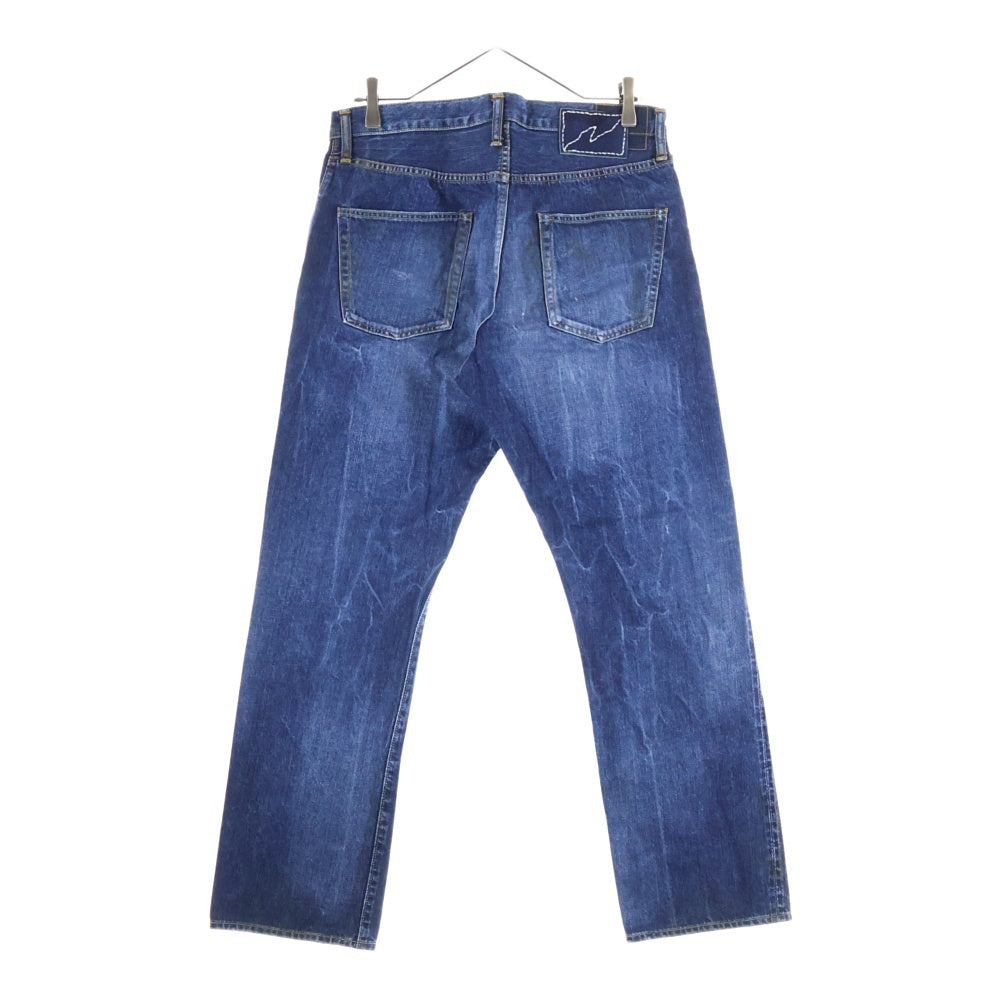 VISVIM(ヴィスヴィム) SOCIAL SCULPTURE DENIM DRY3 ダメージ加工 ストレートデニムパンツ ジーンズ インディゴ 0119205005031