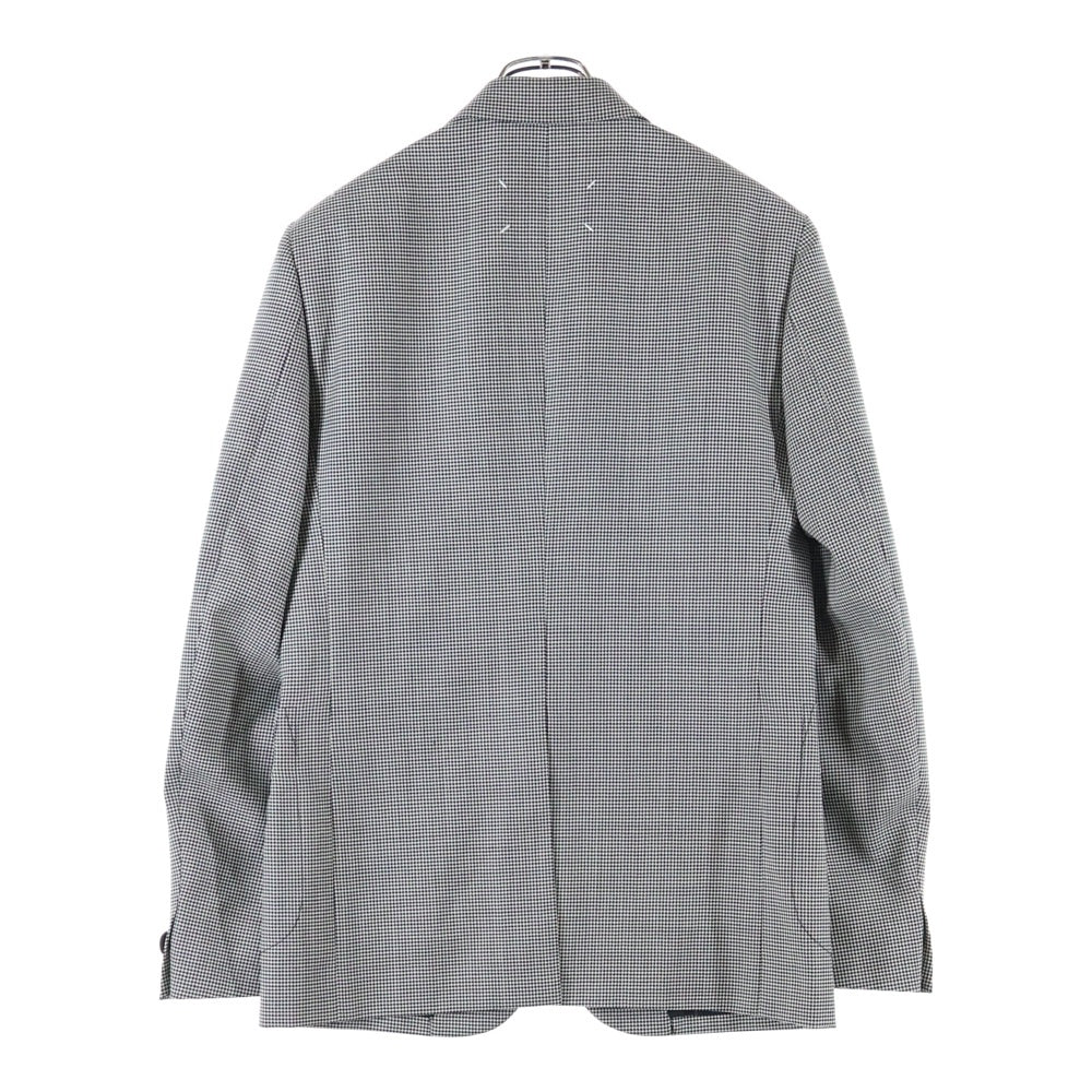 Maison Margiela(メゾンマルジェラ) 20AW セットアップ スーツ ウール 千鳥格子柄 2B テーラードジャケット スラックスパンツ ブラック/ホワイト S50FT0109 S52938