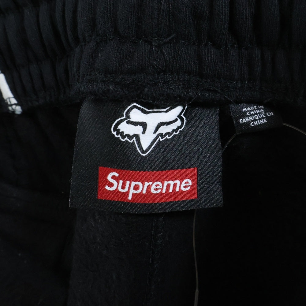 SUPREME(シュプリーム) ×Fox Racing Sweatpant フォックスレーシング スウェットパンツ ブラック