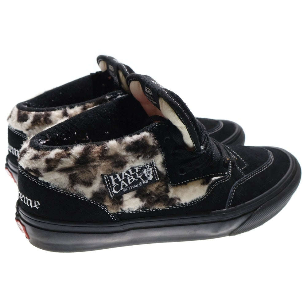 SUPREME(シュプリーム) 23AW Leopard Half Cab バンズ レオパードハーフキャブ ミッドカットスニーカー ブラック/ベージュ US9/27cm 508357