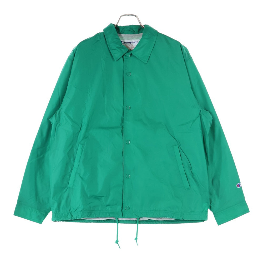 SUPREME(シュプリーム) 24SS ×Champion Coaches Jacket チャンピオン バックロゴ ナイロン コーチジャケット グリーン