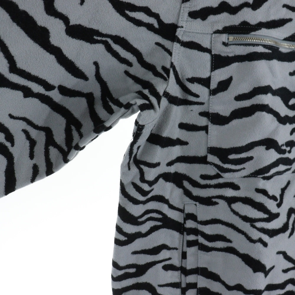 SUPREME(シュプリーム) 25SS Moleskin Work Jacket ゼブラ柄 コーチジャケット グレー