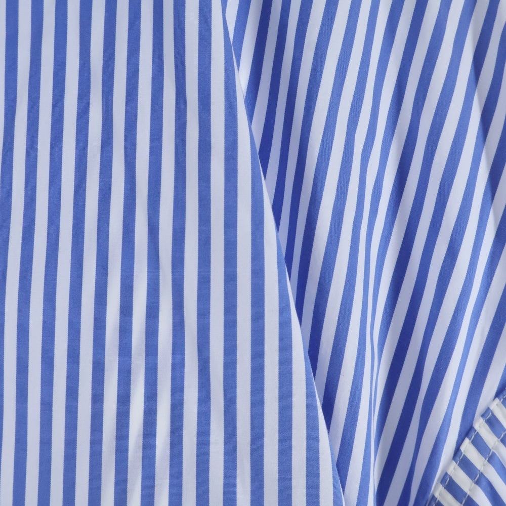 BOTTEGA VENETA(ボッテガヴェネタ) ストライプ コットン 長袖シャツ ブルー/ホワイト 725636 V2FC0 レディース