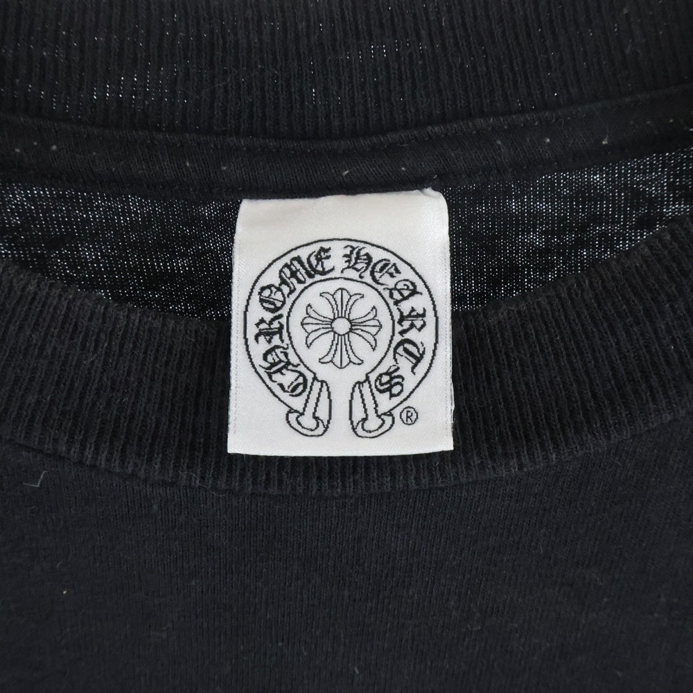CHROME HEARTS(クロムハーツ) OLD T BAR オールド Tバープリント スター 半袖Tシャツ カットソー ブラック