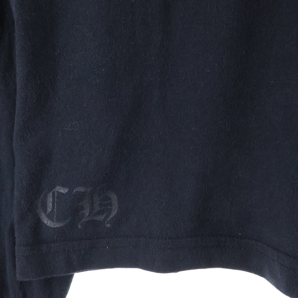 CHROME HEARTS(クロムハーツ) CH SCROLL LABEL FUCKYOU L/S /1 スクロールラベル ファックユーアームプリント長袖Tシャツ ブラック