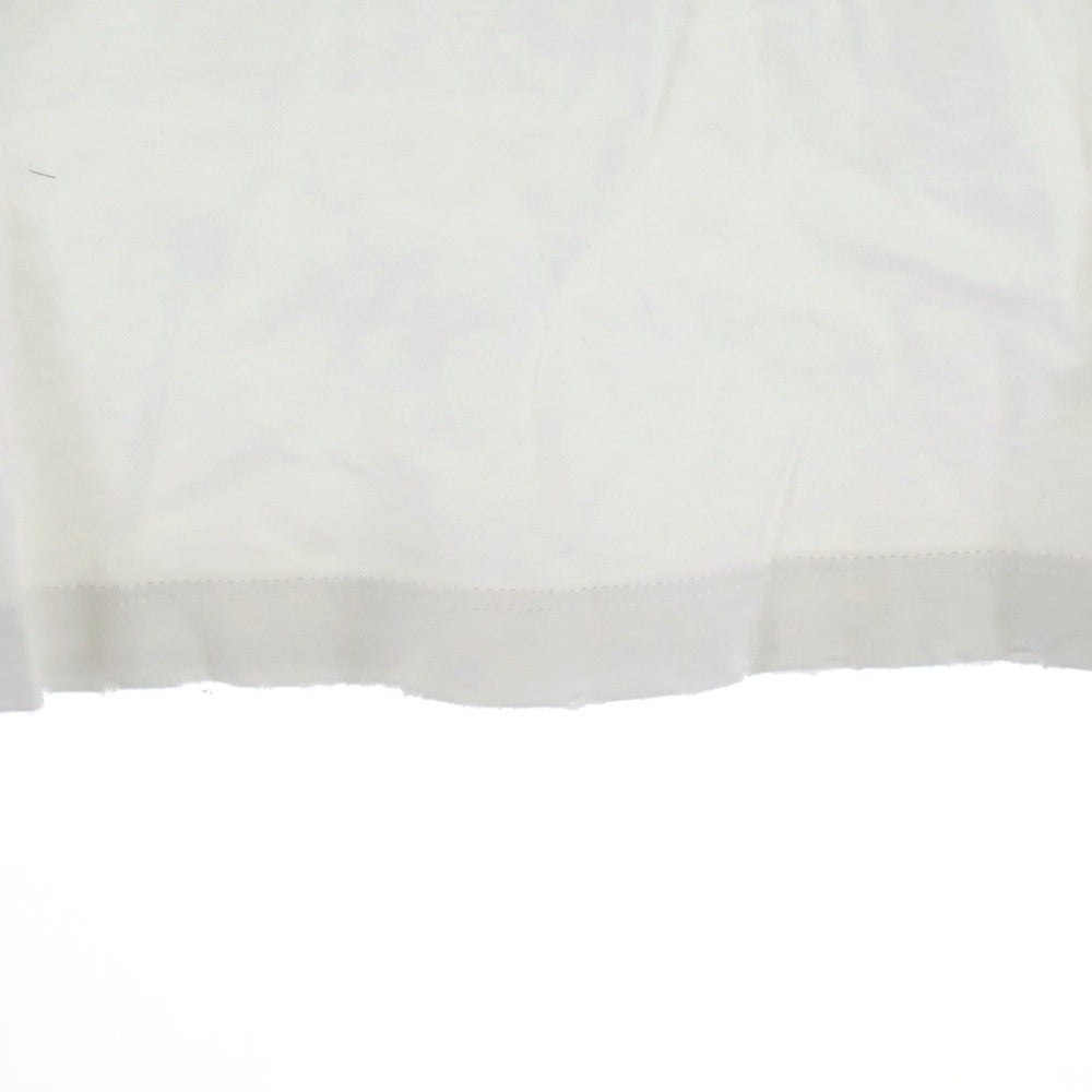 BALMAIN(バルマン) シグネチャーロゴプリント クルーネック 半袖Tシャツ ホワイト RH01601I154