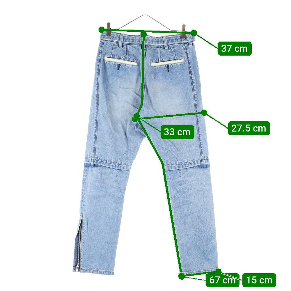 Sacai(サカイ) 19SS LAYERED DENIM PANT レイヤード デニムパンツ インディゴ 19-01902M