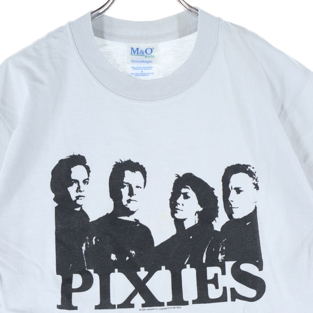 VINTAGE(ヴィンテージ) 00s PIXIES フロントプリント クルーネック半袖Tシャツ ショートスリーブカットソー グレー