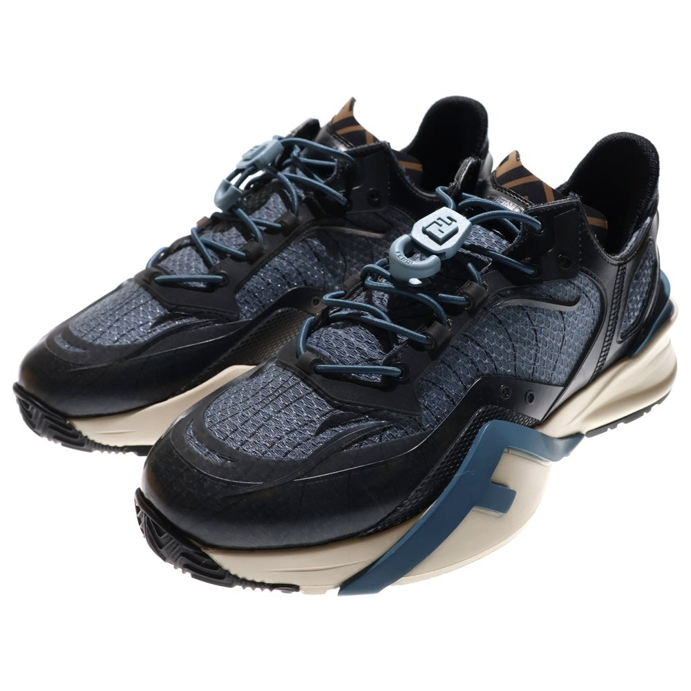 FENDI(フェンディ) FLOW SNEAKER フロー ローカットスニーカー ブルー 7E1623