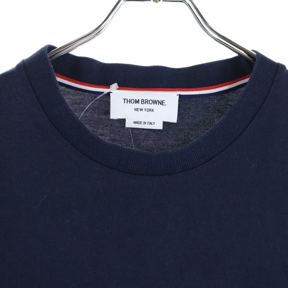 THOM BROWNE(トムブラウン) 2003年 バックプリント長袖Tシャツ ロングスリーブカットソー ネイビー MJS169B-07862-415
