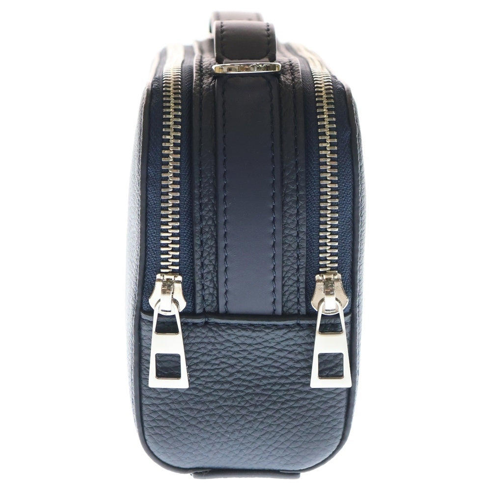 LOEWE(ロエベ) アナグラム カメラバッグ クロスボディ レザーショルダーバッグ ネイビー レディース