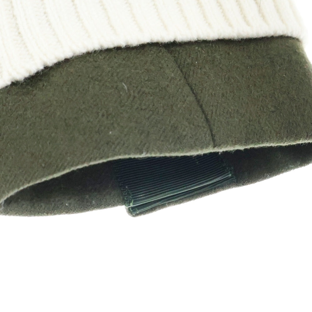 Sacai(サカイ) 19AW メルトンドッキングフラップポケットプルオーバーニット アイボリー レディース 19-04537