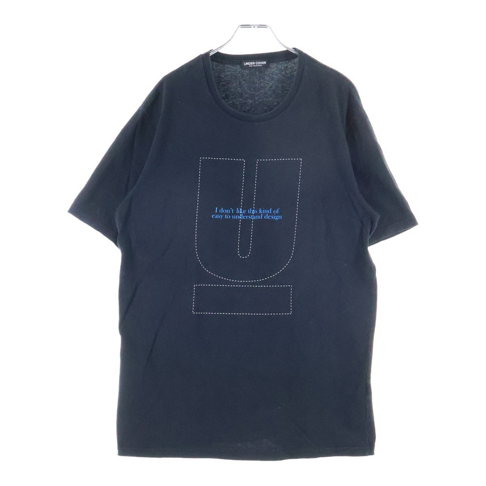 UNDERCOVER(アンダーカバー) 19AW ONLINE EXCLUSIVE LOGO TEE 半袖 クルーネック Tシャツ ブラック