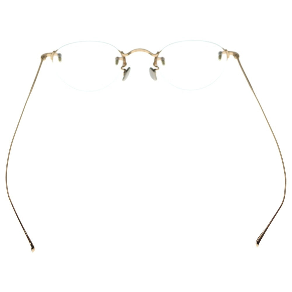 EYEVAN(アイヴァン) MODEL 140 サイドメタルフレーム ラウンド型 クリアレンズ サングラス ゴールド