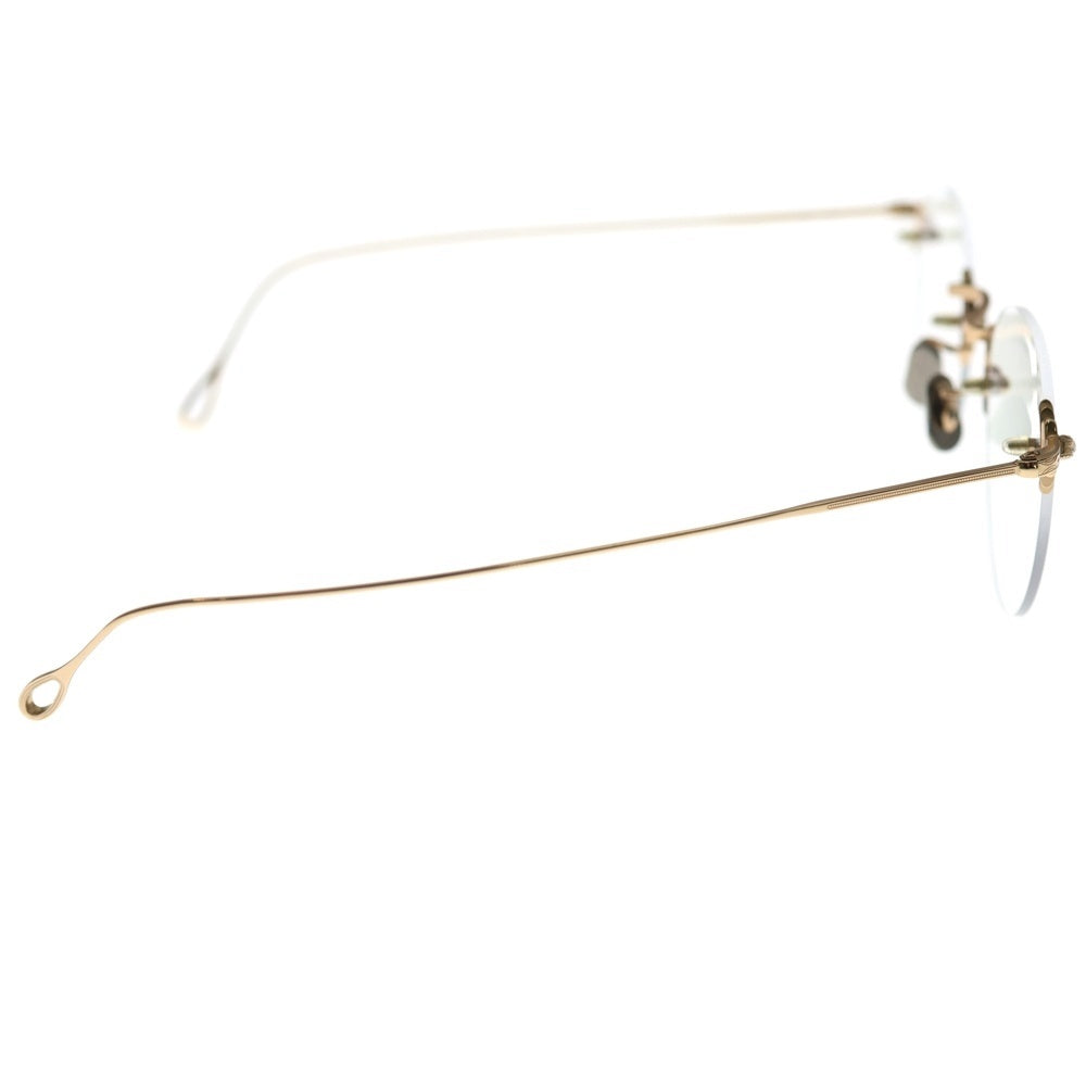 EYEVAN(アイヴァン) MODEL 140 サイドメタルフレーム ラウンド型 クリアレンズ サングラス ゴールド