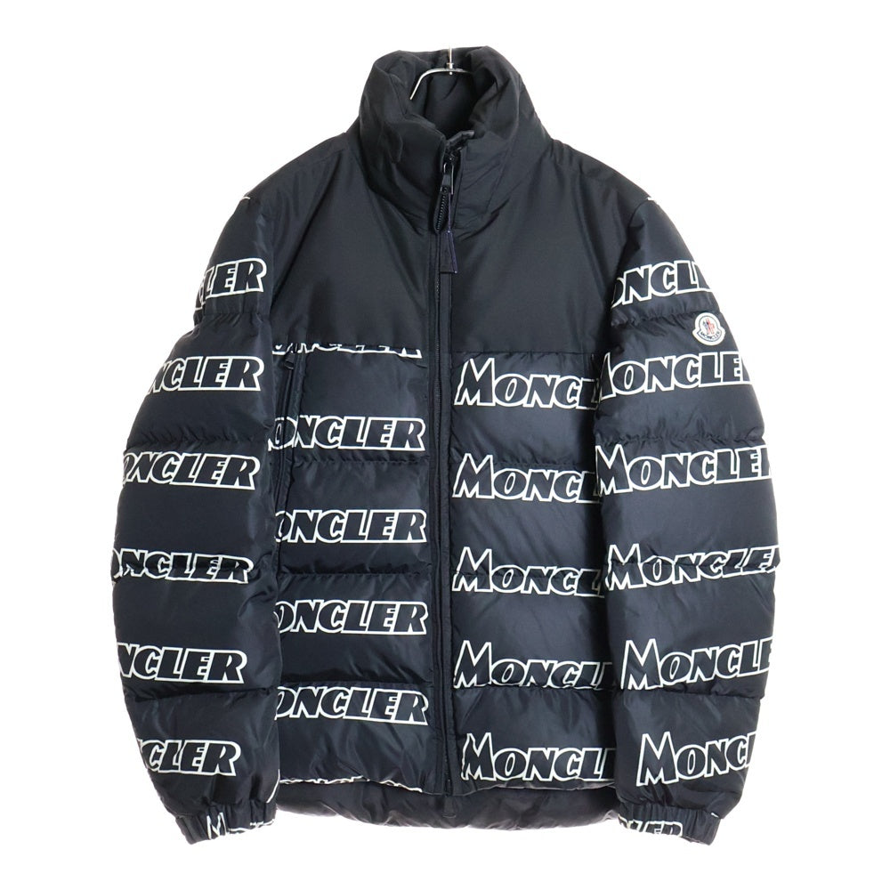 MONCLER(モンクレール) 19AW FAIVELEY JACKET E20914132685 539NE ロゴ総柄 ダウンジャケット ブラック