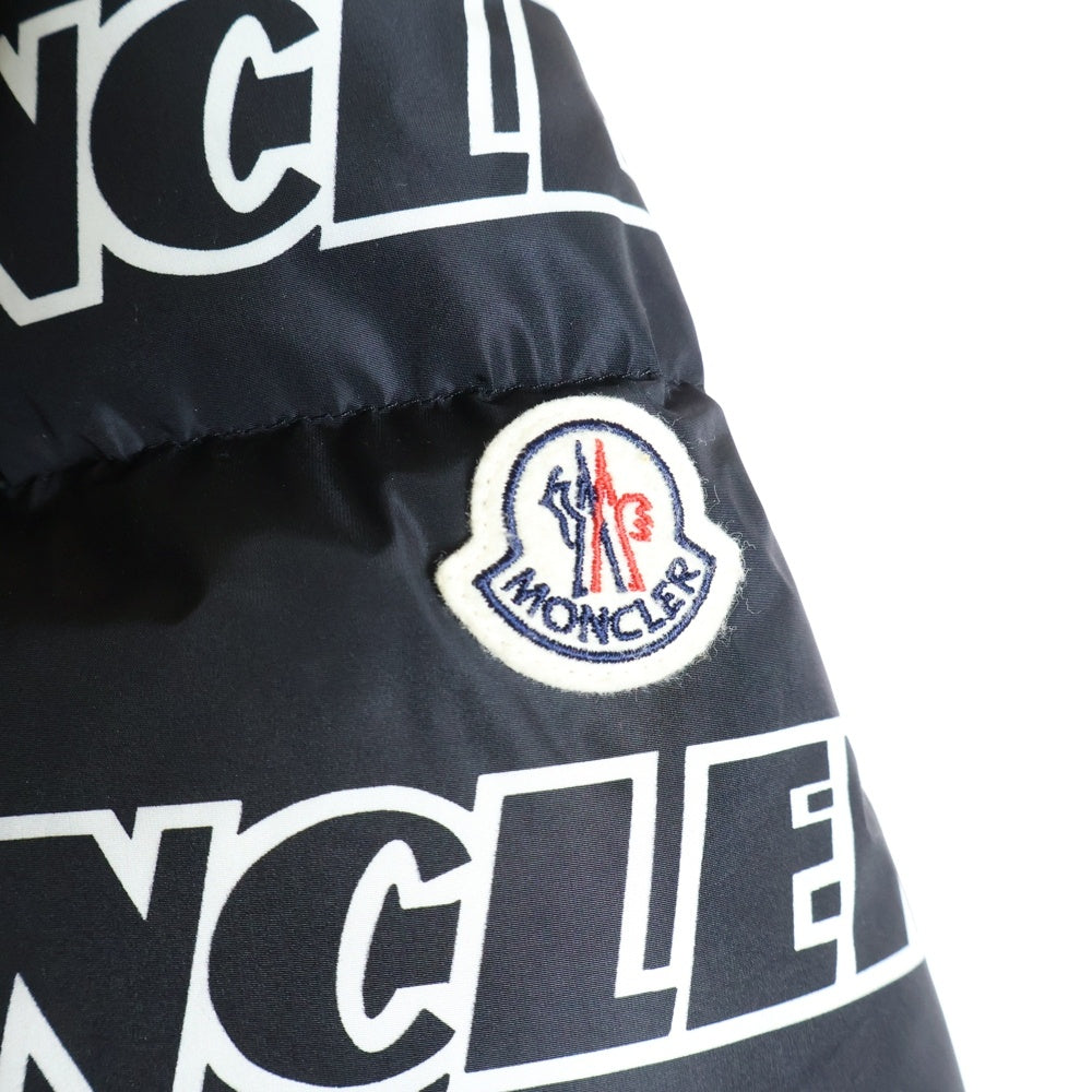 MONCLER(モンクレール) 19AW FAIVELEY JACKET E20914132685 539NE ロゴ総柄 ダウンジャケット ブラック