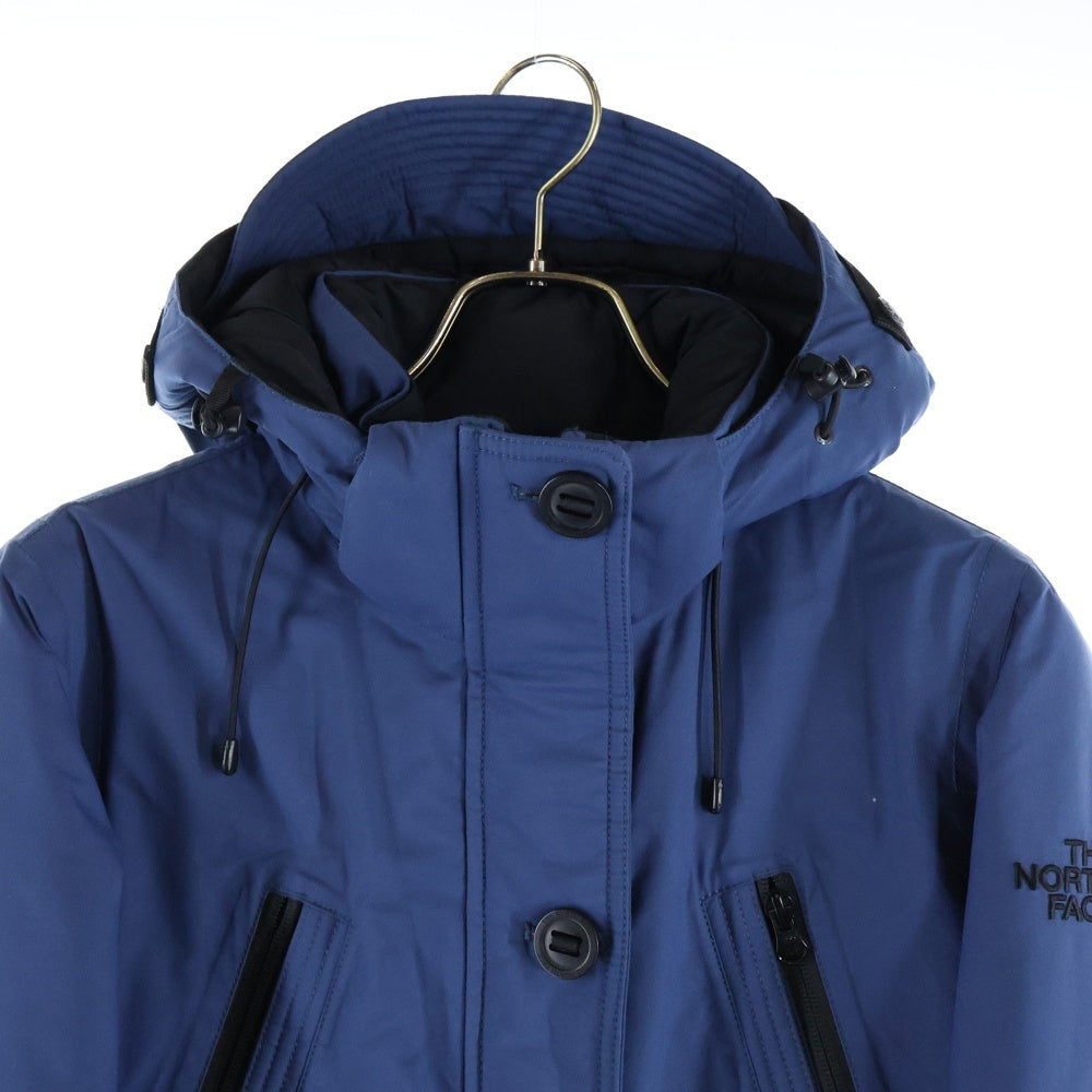 THE NORTH FACE(ザノースフェイス) フード付き ダウンコート ナイロン ジャケット ブルー NYJ2HG81