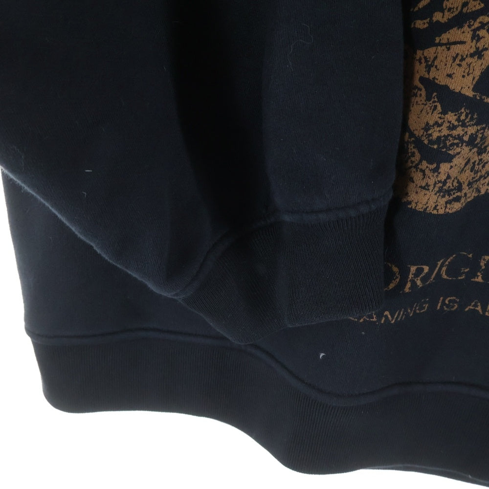 Y/PROJECT(ワイプロジェクト) Snap Insert Hoodie フロントプリント プルオーバーパーカー ブラック