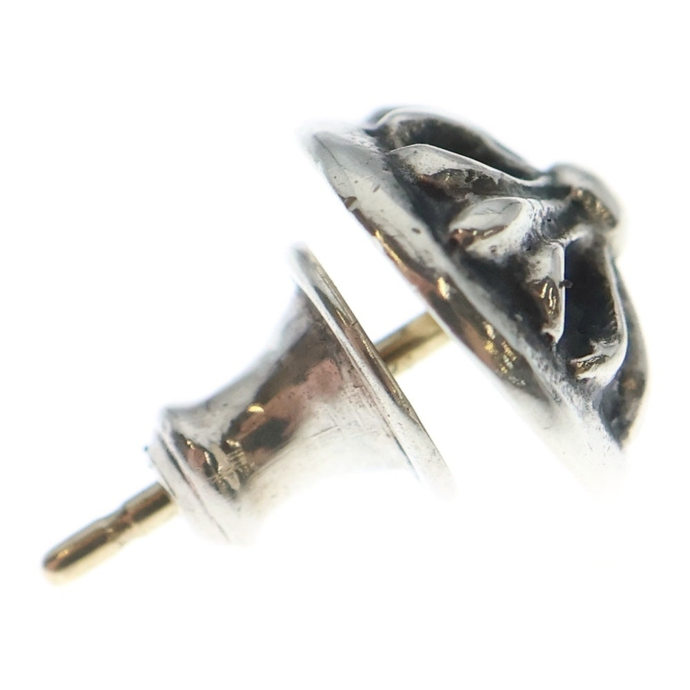 CHROME HEARTS(クロムハーツ) STUD CRSBLL クロスボールスタッドピアス シルバー BCA110