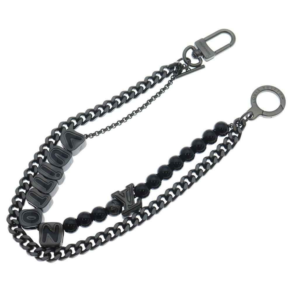 LOUIS VUITTON(ルイヴィトン) ダークルテニウム Wチェーン ウォレット