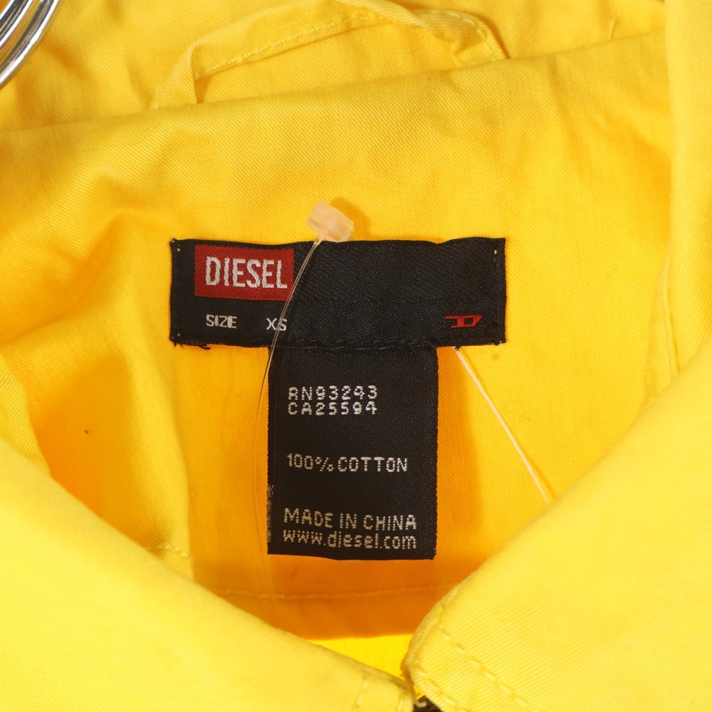 DIESEL(ディーゼル) スプリング トレンチコート イエロー レディース