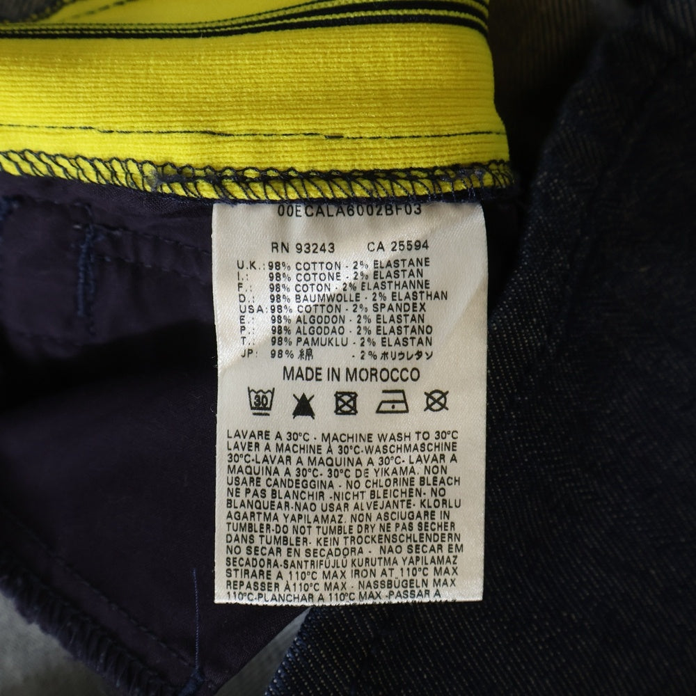 DIESEL(ディーゼル) ノースリーブ サイドライン デニムワンピース インディゴ レディース