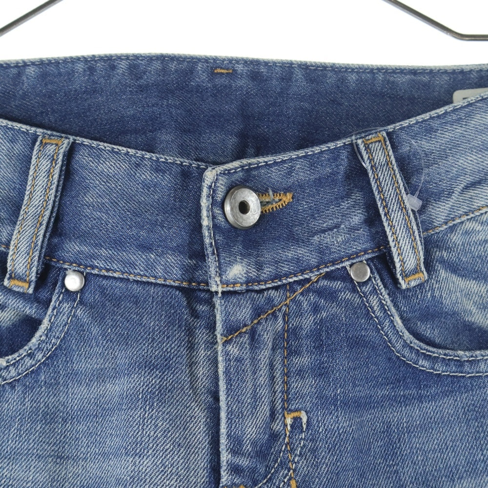 DIESEL(ディーゼル) ダメージ加工 フレア デニムパンツ インディゴ レディース