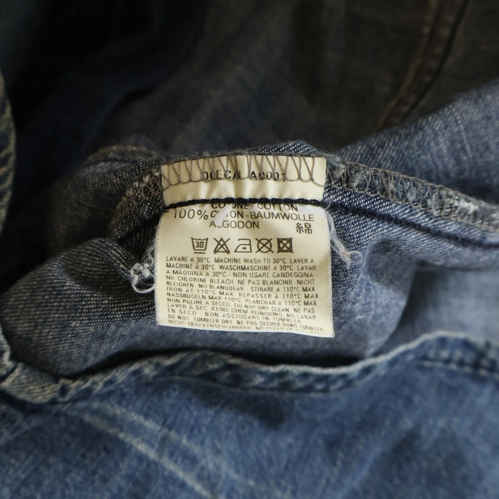 DIESEL(ディーゼル) ウオッシュ加工 ジップアップ デニムジャケット インディゴ レディース