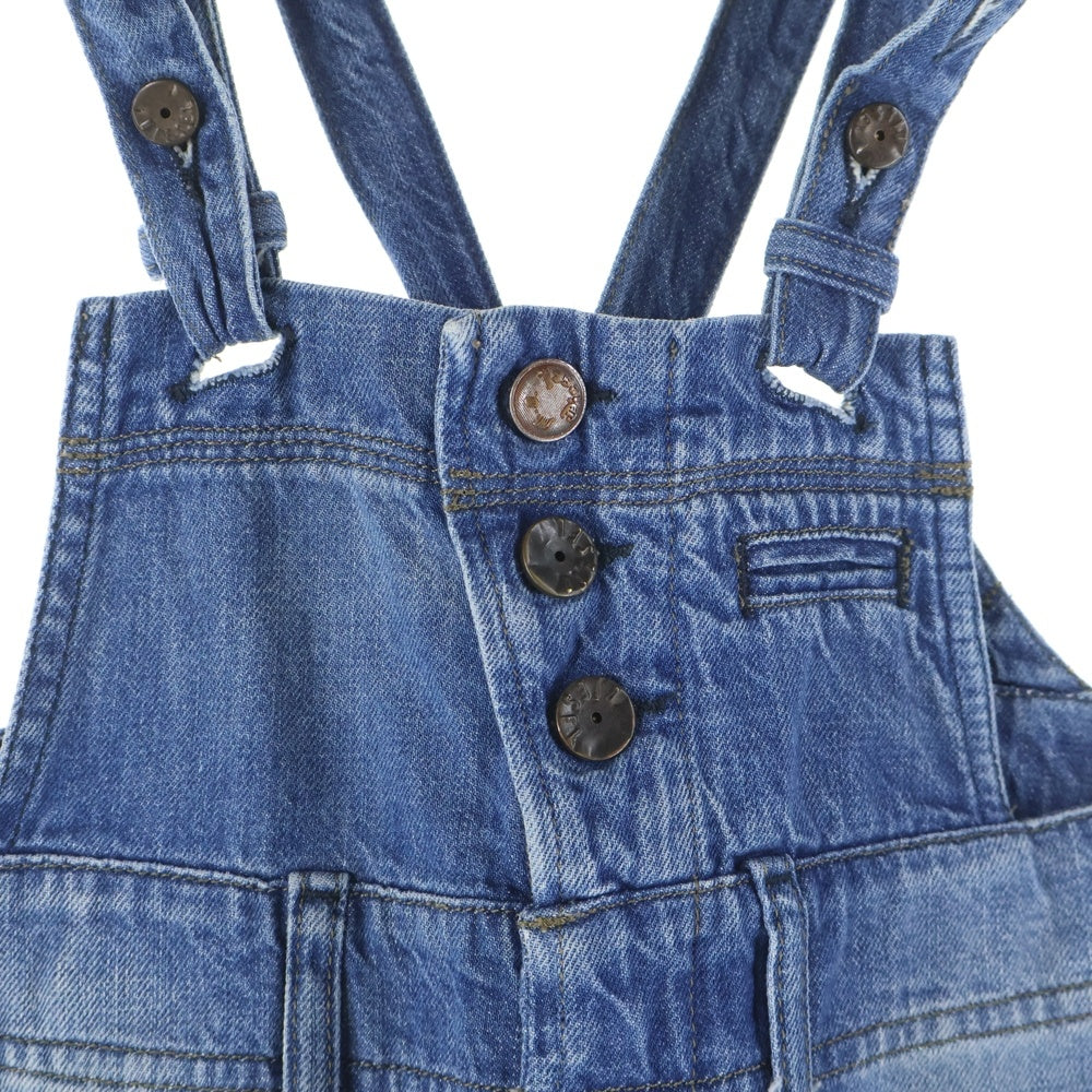 DIESEL(ディーゼル) ウオッシュ加工 デニムカバーオール インディゴ レディース