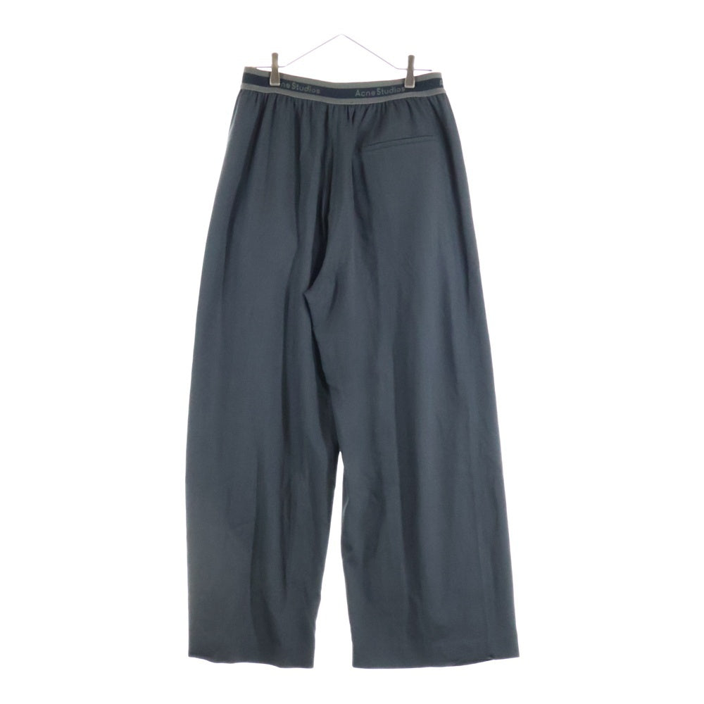 Acne Studios(アクネ ストゥディオズ) LOGO TAPE TROUSERS ロゴテープトラウザーズ イージーワイドパンツ グレー FN-MN-TROU001028