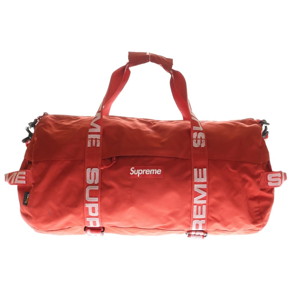 SUPREME(シュプリーム) 18SS Duffle Bag ロゴ ダッフルバッグ レッド