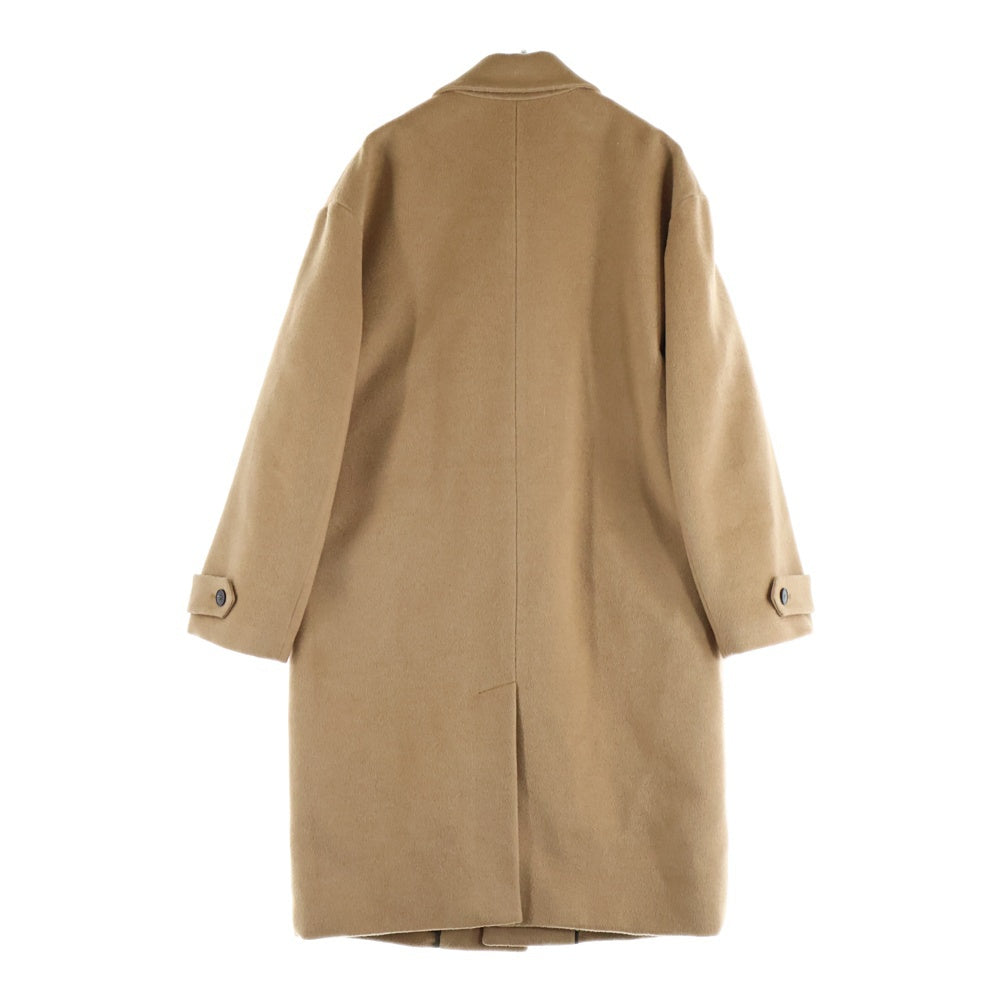 VALENTINO(ヴァレンティノ) ウール 裏地カモ柄ナイロン チェスターコート キャメル HVA44H35-VT0506