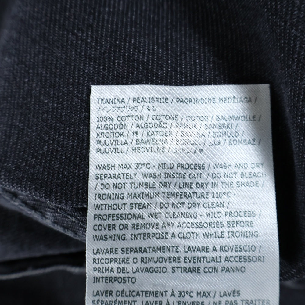 MM6 Maison Margiela(エムエムシックスメゾンマルジェラ) 24SS Hooded denim jacket デニムジャケット グレー SH0AM0003