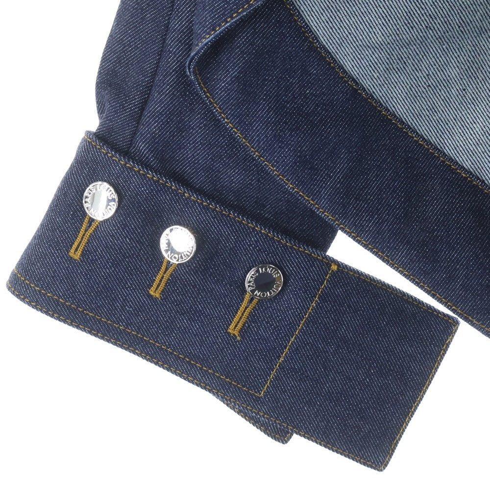 LOUIS VUITTON(ルイヴィトン) 24AW LVアシンメトリックデニムジャケット インディゴ RW242WB EFY FRVE36