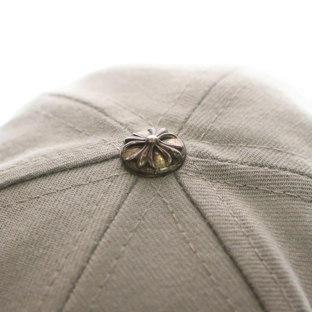 CHROME HEARTS(クロムハーツ) CH ロゴ刺繍 ベースボールキャップ 帽子 グレー