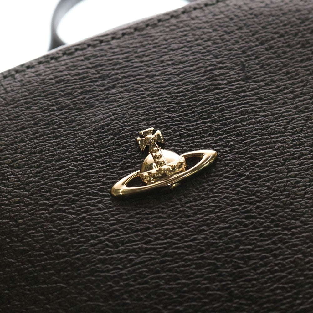 Vivienne Westwood(ヴィヴィアンウエストウッド) EXECUTIVE2 エグゼクティブ2 オーブロゴ レザー リュックサック バックパック ブラウン レディース